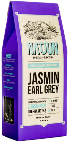 Herbata czarna jasmin earl grey 50g natjun