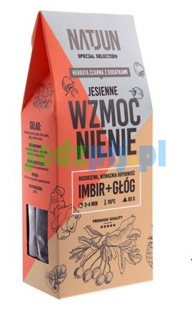 Herbata czarna jesienne wzmocnienie 80g natjun
