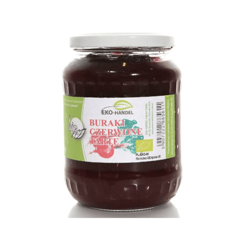 Buraki czerwone tarte ekologiczne 700g Eko-Handel