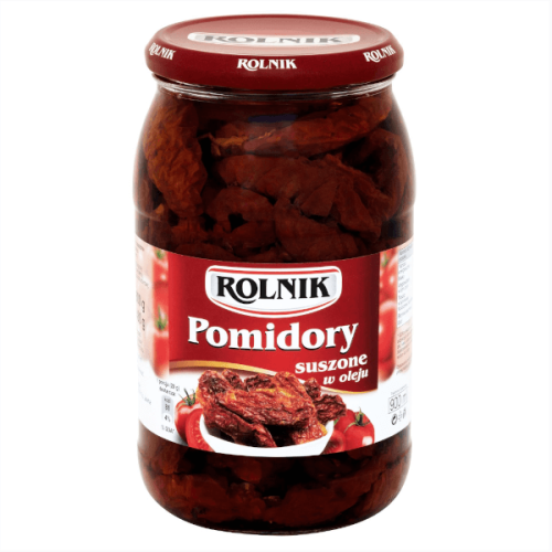 Pomidory suszone w oleju 900ml Rolnik