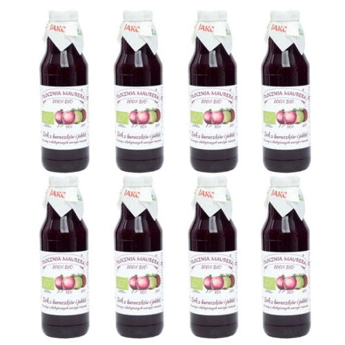 Sok z buraczków i jabłek BIO 750ml Tłocznia Maurera - 8 sztuk