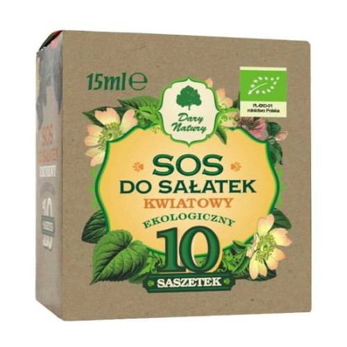 Sos do sałatek kwiatowy BIO 10 szt. Dary Natury