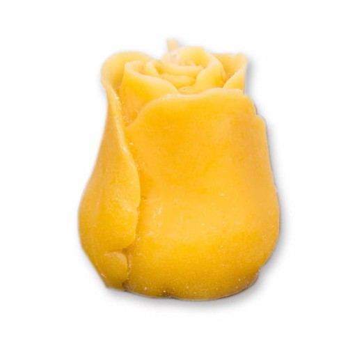 Świeca z wosku pszczelego róża duża