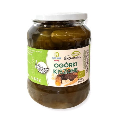 Ogórki kiszone ekologiczne 670g Eko-Handel